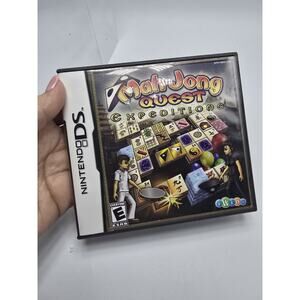 Mahjong Quest: Expeditions (Nintendo DS, 2007) AUTHENTIC COMPLETE TESTED
